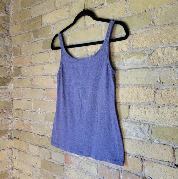 Ruff Hewn Women's Tank Top Blue Adjustable Straps Womens Size XL (Petite) - Picture 2 of 5